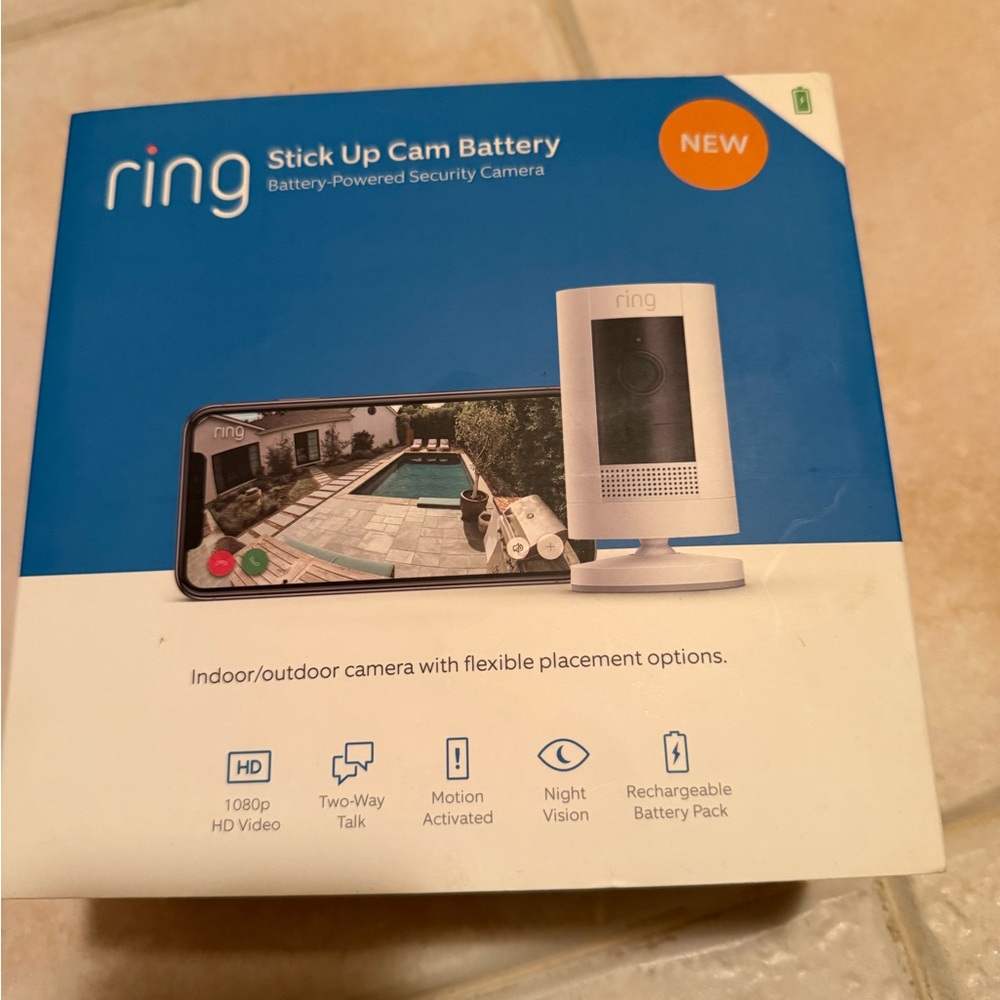 Ring Stick Up Cam - White